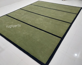 moderner abstrakter Teppich für Wohnzimmer, moderner Designer, handgetufteter Wollteppich