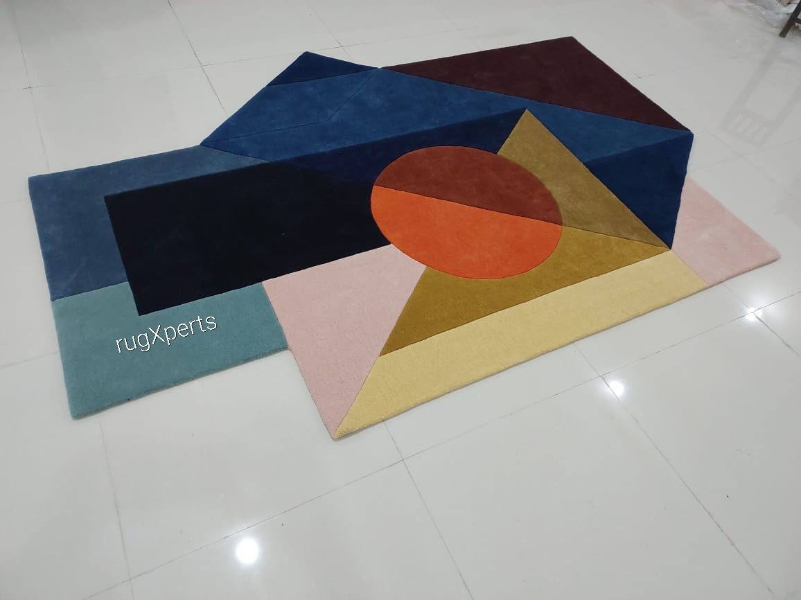Modern Abstract Odd Shape Area Rug for Living Room Bedroom - Etsy