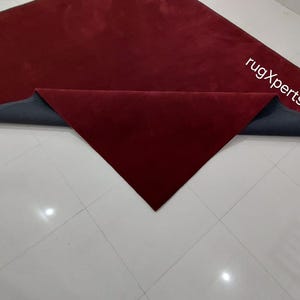 Premium quality burgandy area rug for living room designer hand tufted wool rug 8x10 9x12 feet   rug customize in any color size shape
