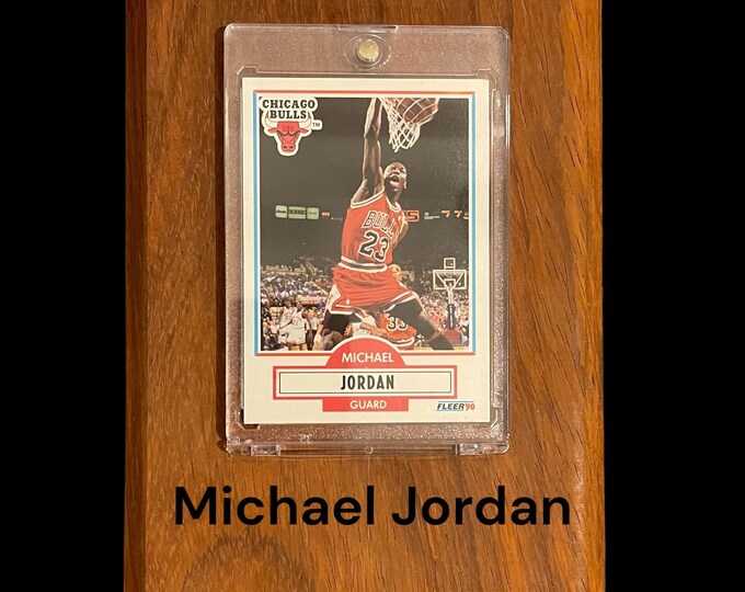 michael jordan card plaque