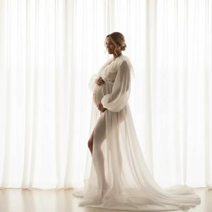 Maternity Chiffon Dress - Etsy