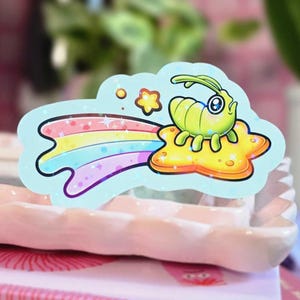 APHID Bug 3&quot; Vinyl Sticker | Bug stickers | Aphid sticker | cute rainbow sticker | grounded stickers | cute tumbler stickers