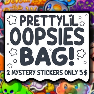 Oopsies Mystery Sticker Bundle | Vinyl stickers | Oopsie Stickers | B Grade Stickers | Discounted Stickers | Mistakes | Random sticker pack