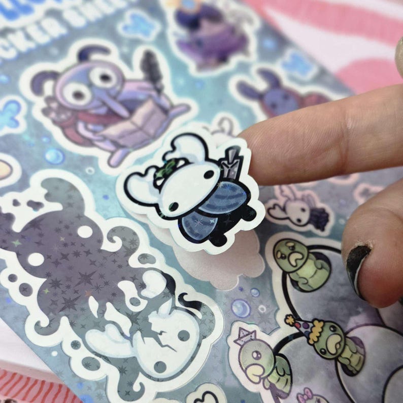 I LOVE Bug Knight Sticker Sheet!!! Cute Waterproof Vinyl Stickers | Bug ...