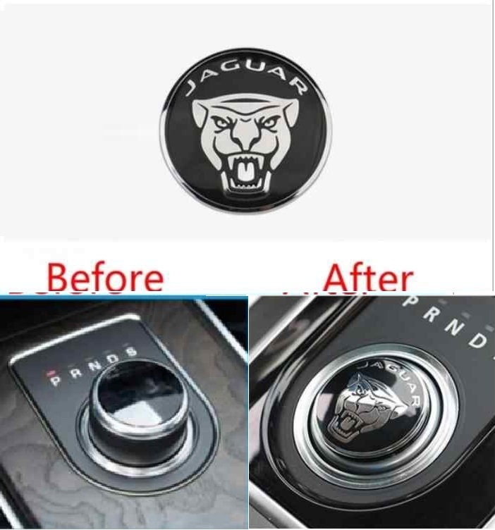 1x Jaguar Rotary Gear Knob Shift Sticker Badge 42mm XE XF XJ F Etsy