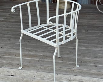 French Garden Armchair - Iron Outdoor Seating Patio Chair