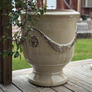 French Anduze Pot - Large Garden Urn Planter Outdoor Use