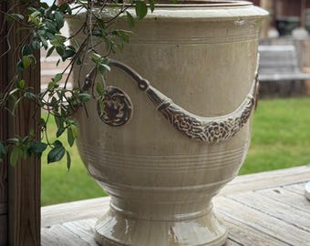 French Anduze Pot - Large Garden Urn Planter Outdoor Use