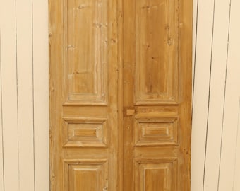 Antique French Panel Door - Lot A855. size 88.5x41