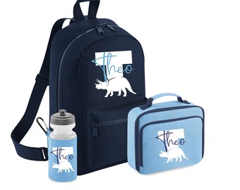 Personalisierte Cartoon Fantasy Einhorn und Dinosaurier Name 12 oz Personalisierte Cartoon Fantasy Einhorn und Dinosaurier Name 12 oz