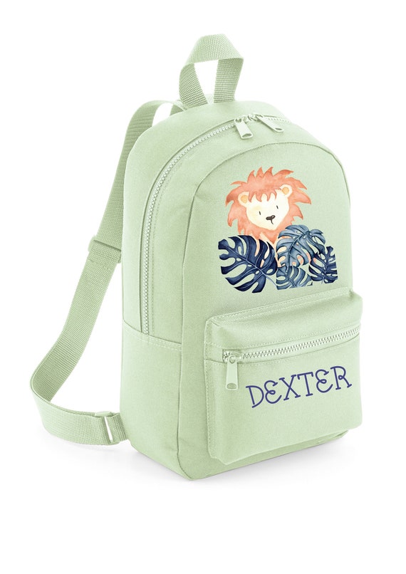 Personalised lion backpack sale