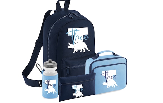PERSONALISED: Your Name Initial Mini Backpack Back Pack Lunch Bag