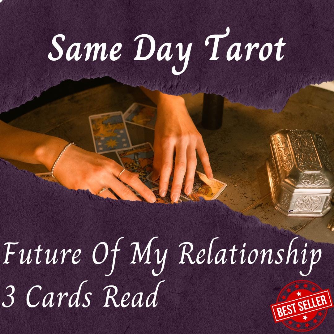 Future Relationship Tarot Reading 3-card Spread for Your Love Life Same ...