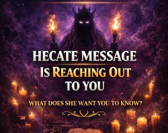 Hecate Message Channeled Reading | Goddess of Crossroads Guidance | Shadow Work, Protection & Life Path Insight | Deity Reading