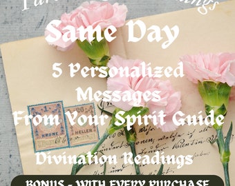 Message From Your Spirit Guide Reading No Questions Asked Same Day Psychic Reading Spiritual Guidance.