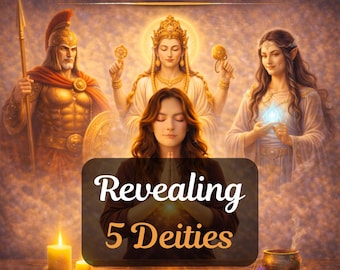 Lectura de 5 Deidades que se comunican contigo | Mensajes canalizados, identificación de deidades y guía | Reflexiones sobre el trabajo con la sombra | Lectura personalizada