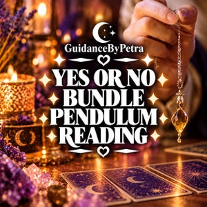 Yes or No Pendulum Bundle Reading with Tarot and Lenormand Cards