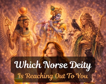 ¿Qué deidad nórdica se está comunicando contigo? | Mensaje de Odín, Freya, Loki y Thor | Lectura de deidades vikingas | Guía espiritual