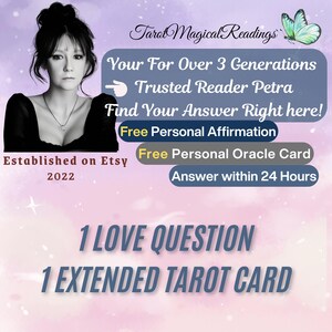 Lecture du Tarot de l'Amour | Lecture de Tarot One Love Question | Insight psychique précis à 1 carte | Orientation rapide et personnalisée
