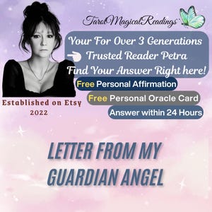 Lettera personalizzata | Lettera canalizzata dell'angelo custode | Regalo di affermazione personale e biglietto oracolo | Servizi di posta elettronica Etsy