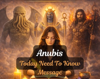 Mensaje canalizado de Anubis: Lo que necesitas escuchar hoy | Protección, transición y guía espiritual | Mensajes de más de 500 palabras