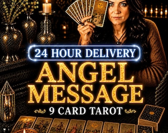 Angel Message Tarot Reading | Divine Guidance & Signs From Angels | 9 Card Personalized Spiritual Reading