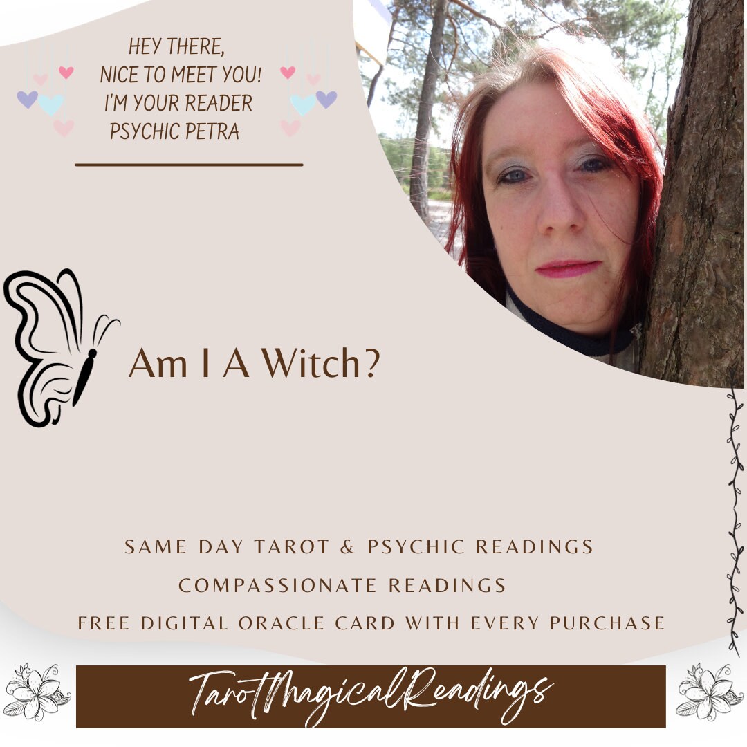 Am I A Witch Psychic Reading Witch Identification Etsy Nederland