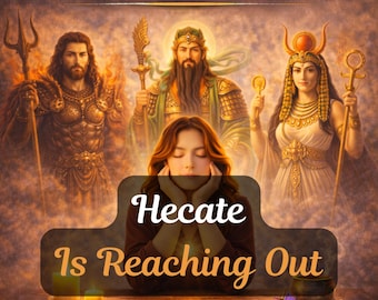 Mensaje canalizado de Hécate | Guía de la Diosa, claridad en las encrucijadas y comprensión del trabajo con la sombra | Lectura profunda y personalizada de la Deidad
