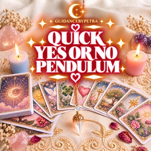 Mini Yes No Pendulum Reading, One Question Psychic Answer