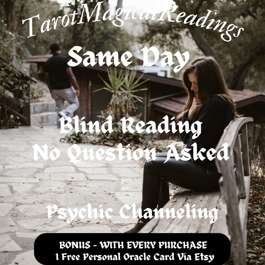 Same Day Blind Reading: Tarot Without Questions, Psychic Medium ...