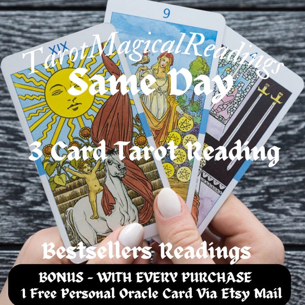 BESTSELLER 3 Card Tarot Reading