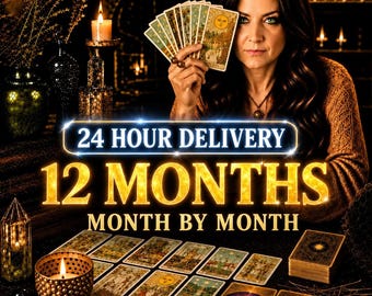 12 Months Ahead Tarot Reading | Yearly Prediction & Personal Tarot Forecast | 24 Card Insight
