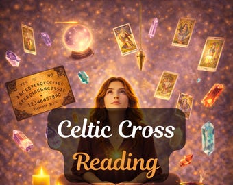 Lectura de Tarot de la Cruz Celta | Incluye una afirmación personal | lectura de tarot