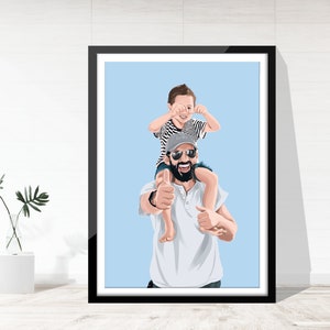 Custom Portrait From Photo, Vector/Cartoon Portrait, Couple Portrait, Anniversary & Birthday Gifts, Custom Illustration, Bachelorette Party