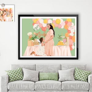 Custom Illustration, Custom Vector/Cartoon Portrait, Couple Portrait, Family Portrait, Anniversary & Birthday Gifts, Drawing from Photo