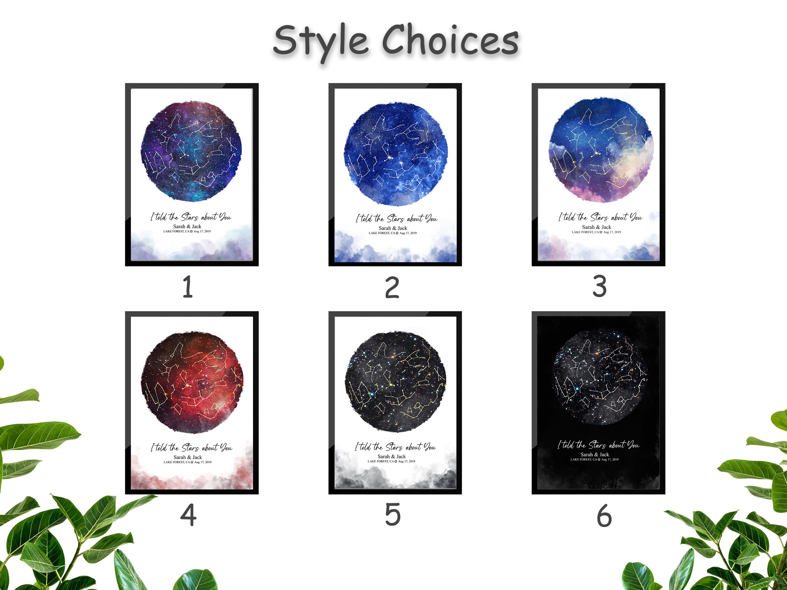 Star Map Night Sky Printable Star Map by Date Precise Night - Etsy ...