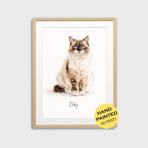 Custom cat painting from photo, Cat sketch portrait, Mini custom painting, Cat portrait from photo, Renaissance cat portrait