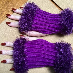 Hand Knitted Fingerless Gloves