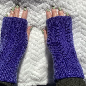 Hand Knitted Fingerless Gloves
