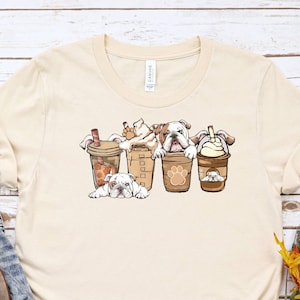 English Bulldog Lover Coffee T-Shirt