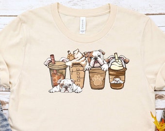 English Bulldog Lover Coffee T-Shirt