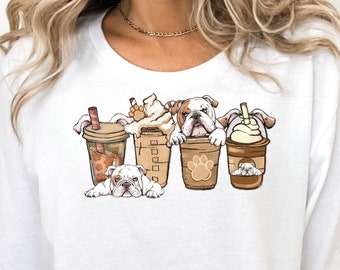 English Bulldog Lover Coffee T-Shirt