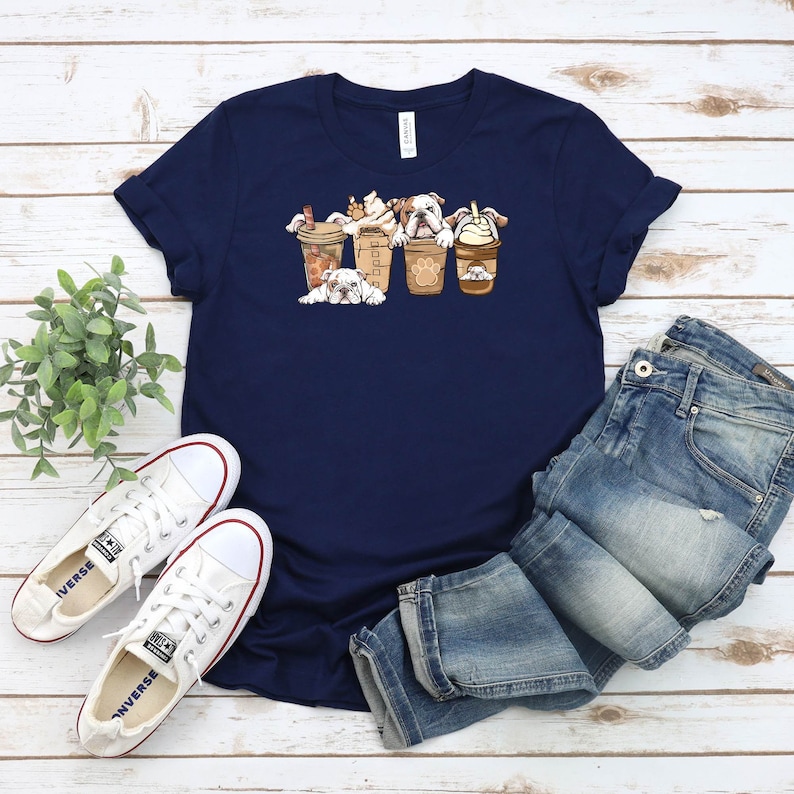 English Bulldog Lover Coffee T-Shirt