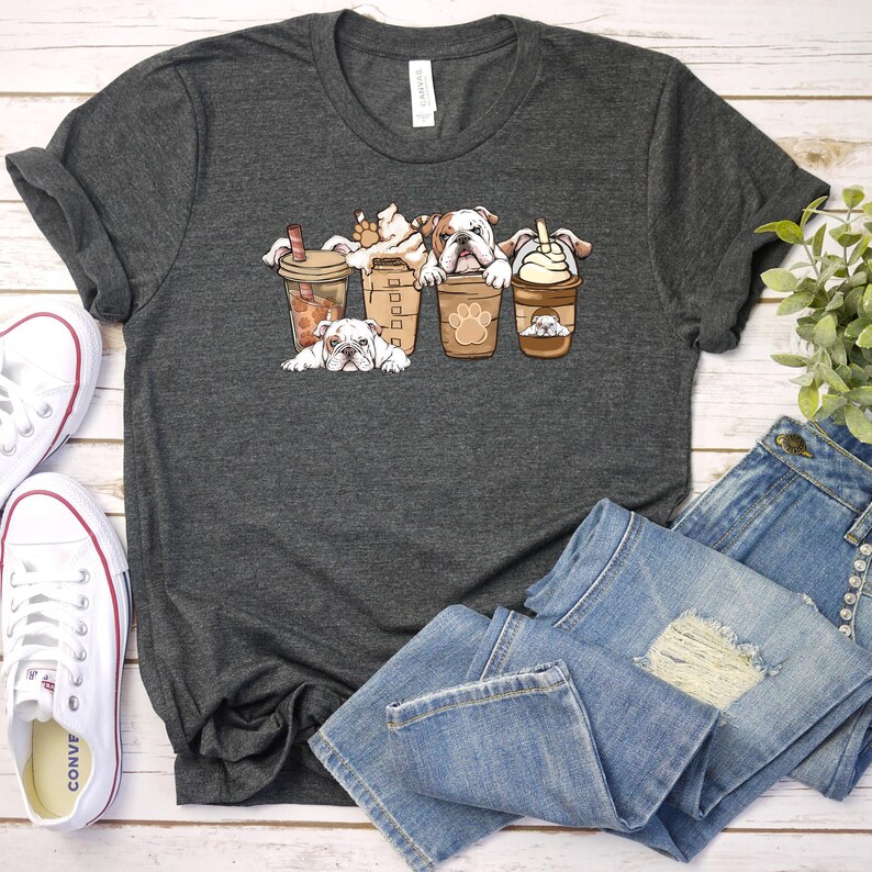 English Bulldog Lover Coffee T-Shirt