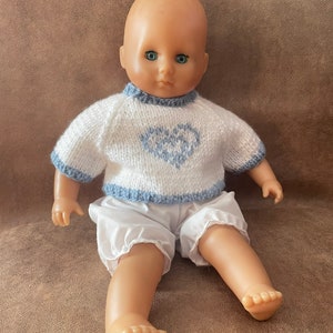 Sweater for doll or plush 30/40 cm