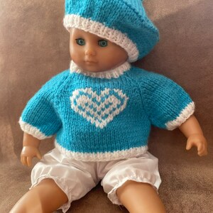 Sweater and hat set for corolla doll or plush 30/40 cm