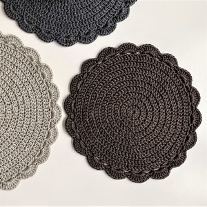 Crochet Placemat Pattern: Drink Coaster Doily (PDF Pattern)