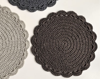 Crochet Placemat Pattern: Drink Coaster Doily (PDF Pattern)
