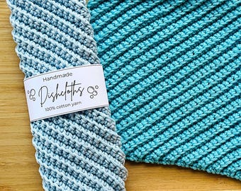 Haakpatroon vaatdoek Eenvoudig washandje voor beginners washandje washandje minihanddoek voor VS VK-termen keuken haken doe-het-zelf cadeau voor moeder leraar