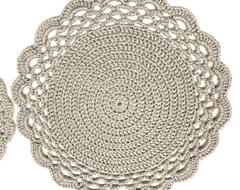 Beginner Crochet Placemat Pattern: Drink Coaster Tutorial (PDF Pattern)